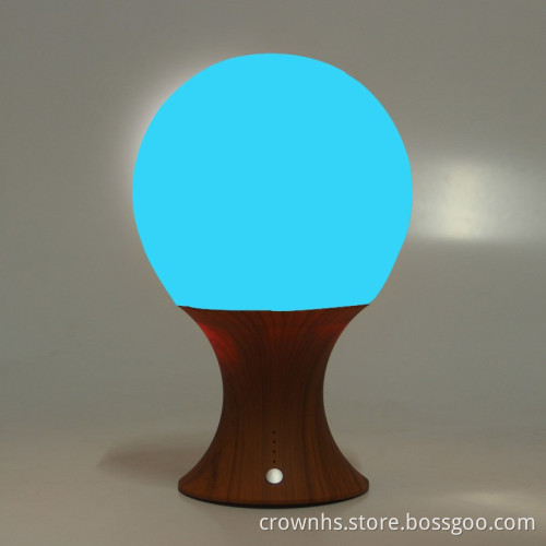 Newest Silicone Mushroom Wood Grain Colorful USB LED Baby Night Light Deck Night Lamp Timer Best Gift For Baby Children Bedroom